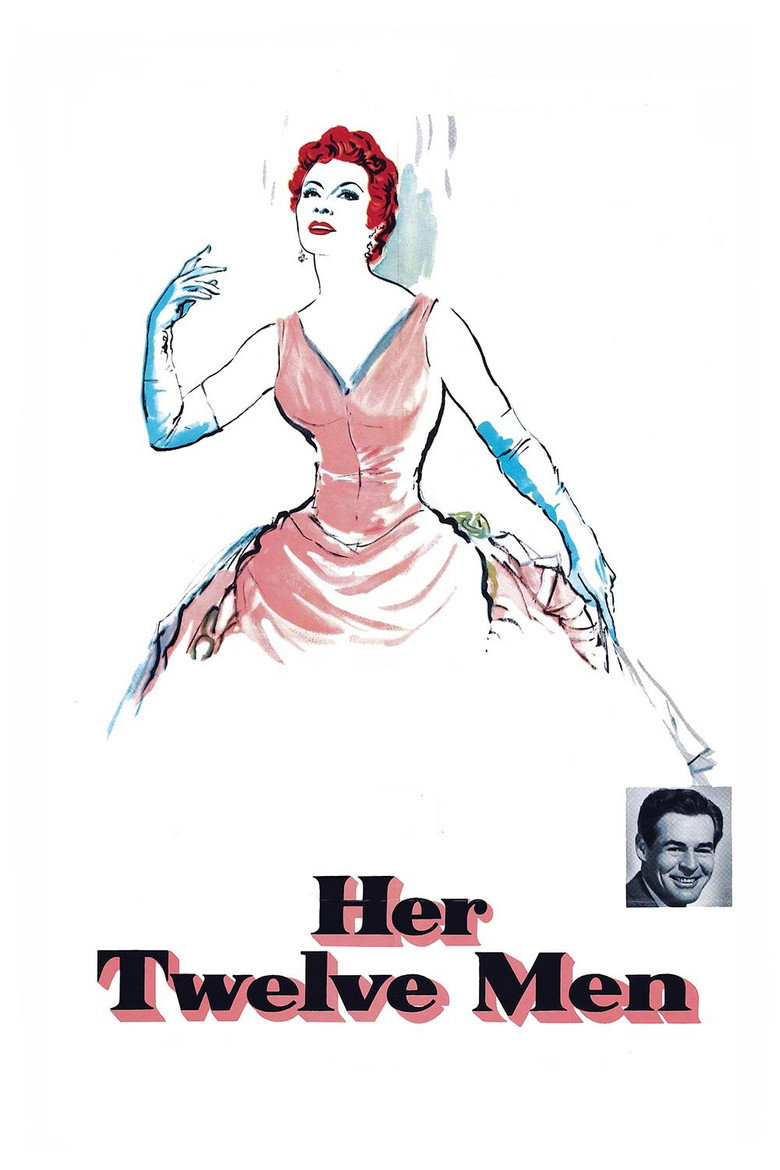 Her Twelve Men (1954) — affiche film
