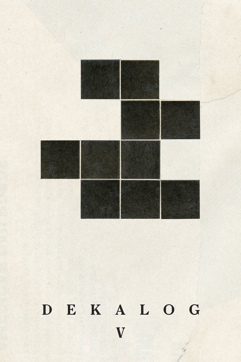 Decalogue V (1989) — affiche film