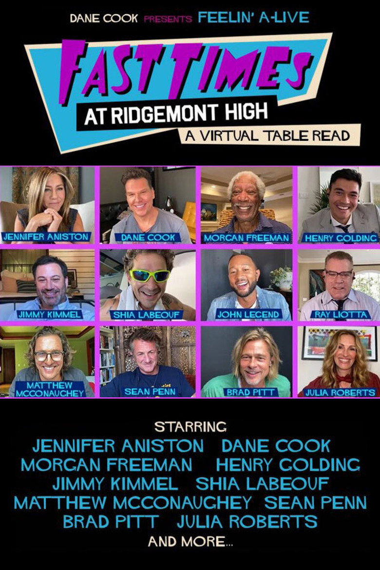 Fast Times at Ridgemont High: A Virtual Table Read (2020) — affiche film