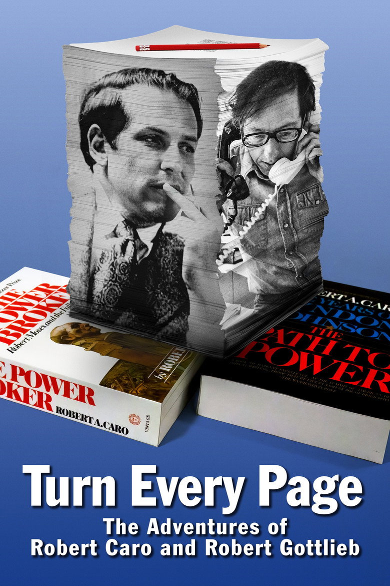 Turn Every Page - The Adventures of Robert Caro and Robert Gottlieb (2022) — affiche film et bande-annonce