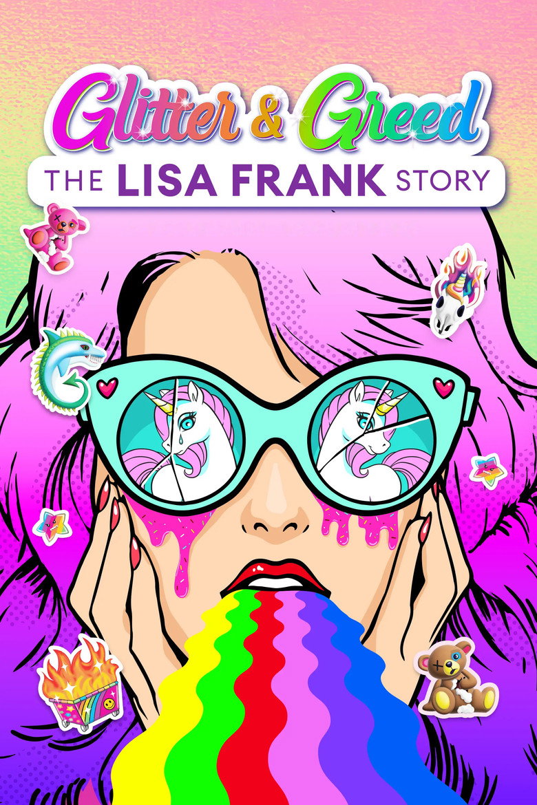 Glitter and Greed: The Lisa Frank Story (2024) — affiche série et bande-annonce