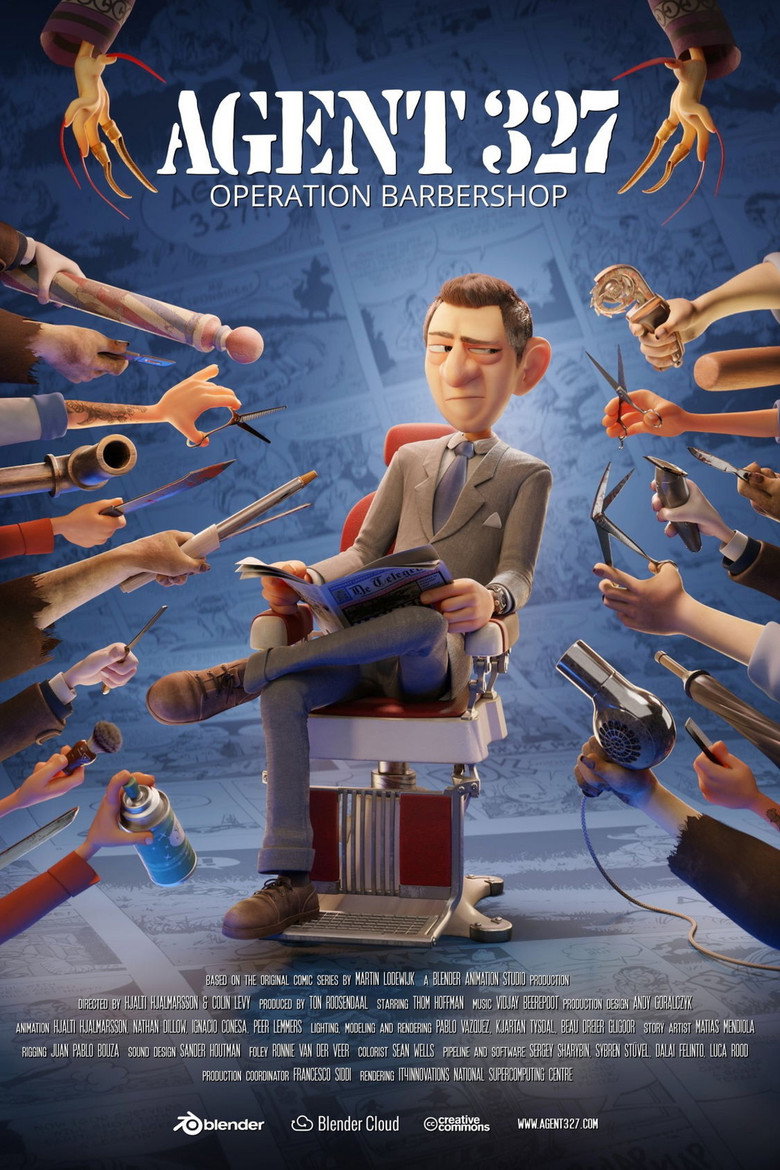 Agent 327: Operation Barbershop (2017) — affiche film