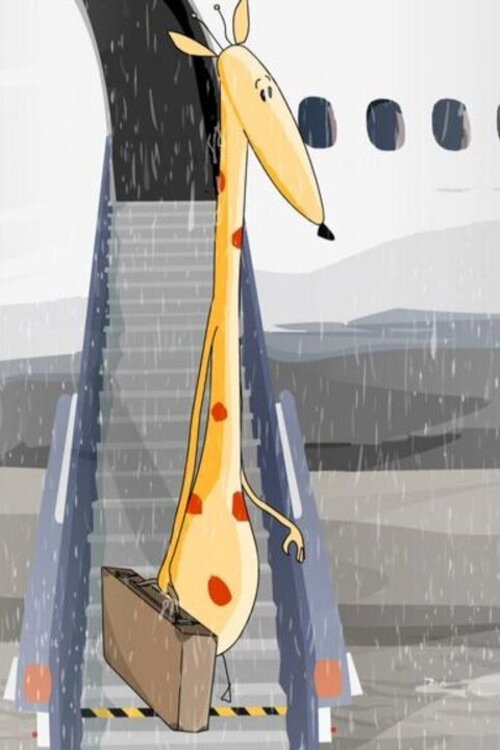 The Giraffe Under the Rain