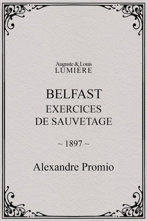 Belfast, exercices de sauvetage